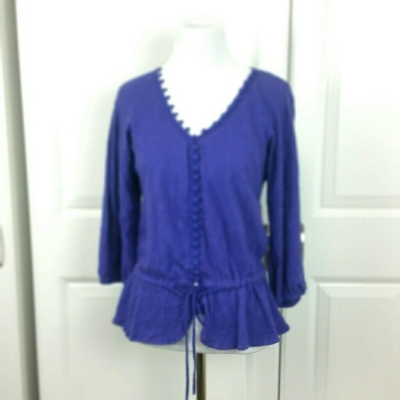 Anthropologie Deletta Top |sz XS - Picture 1 of 3